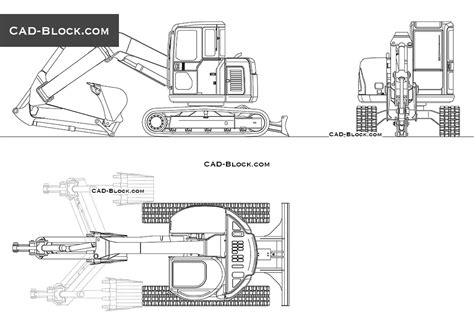 cad blocks for excavators